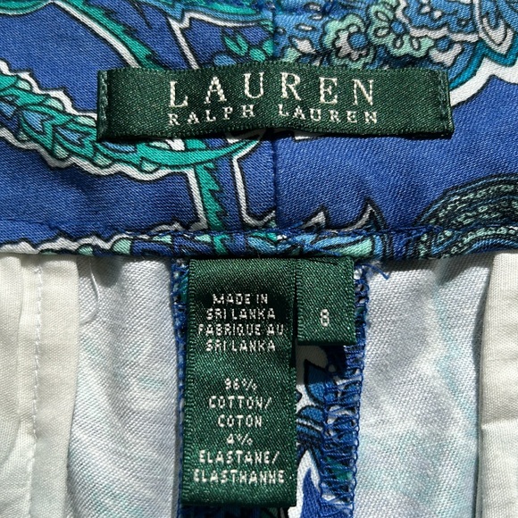 Ralph Lauren Blue Paisley Shorts! - Picture 6 of 6